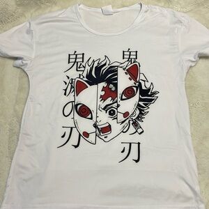 White Demon Slayer Shirt